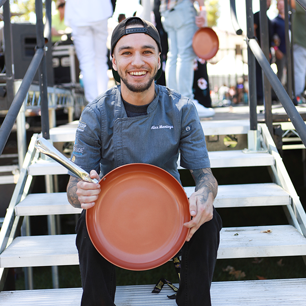 Chef Alex Montoya Winner of 2022 Angels Wine, Food & Brew Festival's Yummie Culinary Competition