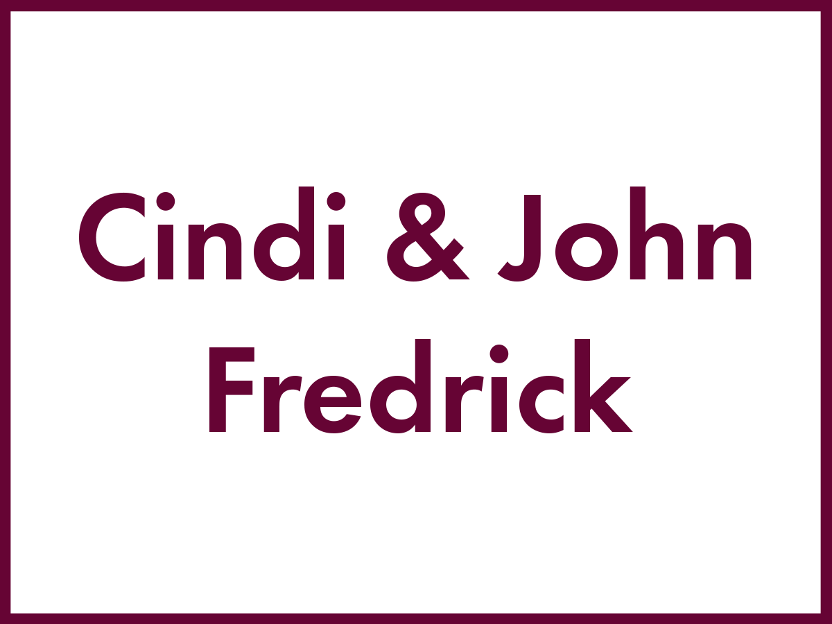 Cindi & John Fredrick
